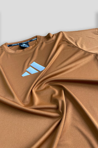 Adi Performance Dryfit Tee Mustard – Moisture-Wicking Dryfit Fabric
