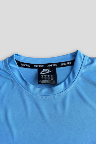 NK Pro Performance Dryfit Tee Sky Blue – Moisture-Wicking Dryfit Fabric