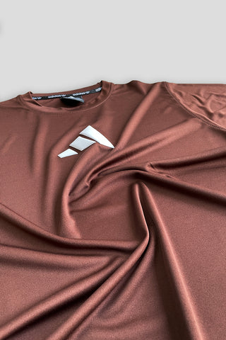 Adi Performance Dryfit Tee Brown– Moisture-Wicking Dryfit Fabric