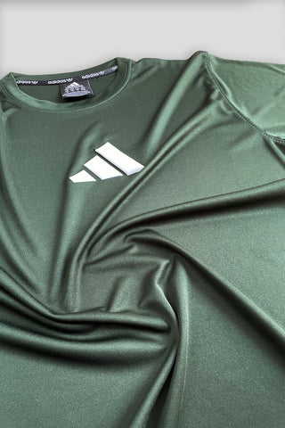 Adi Performance Dryfit Tee Dust Green – Moisture-Wicking Dryfit Fabric