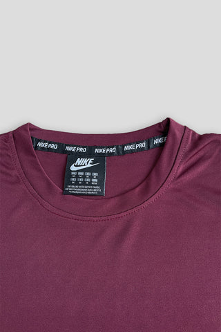 NK Pro Performance Dryfit Tee Maroon – Moisture-Wicking Dryfit Fabric