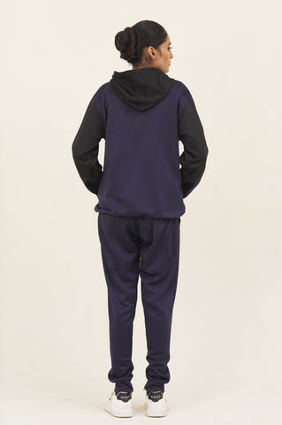 NK-Hoodie Warm-UP Blue Tracksuit