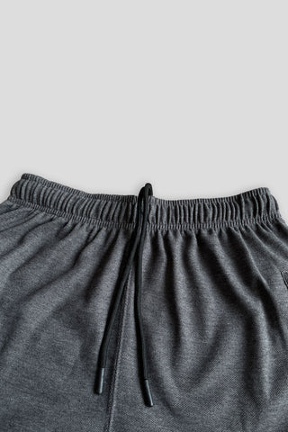 GAP Cotton PQ Embroidered Logo Charcoal Grey-Black Tracksuit