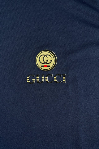 Guccii Performance Dryfit Tee Navy Blue – Moisture-Wicking Dryfit Fabric