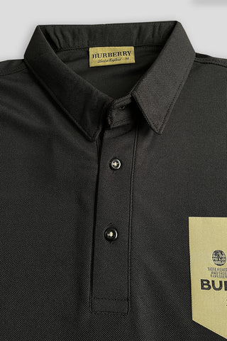 Burbury Black Signature Polo – Premium Dryfit Edition