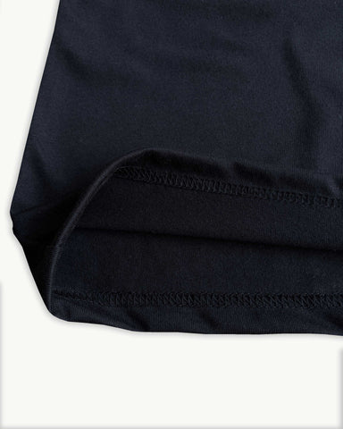 Summer-Ready Style: Breathable Polo Tracksuit in Black