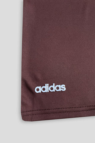 Adi Performance Dryfit Tee Brown– Moisture-Wicking Dryfit Fabric