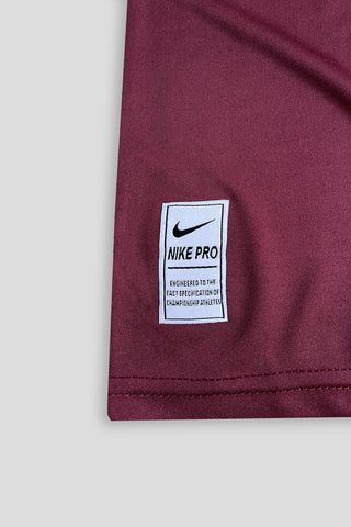 NK Pro Performance Dryfit Tee Maroon – Moisture-Wicking Dryfit Fabric