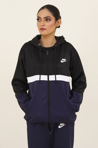 NK-Hoodie Warm-UP Blue Tracksuit