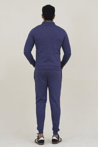 Tomy-Mockneck Warm-UP  Blue Tracksuit