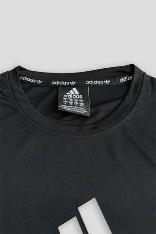 Adi Performance Dryfit Tee Black – Moisture-Wicking Dryfit Fabric