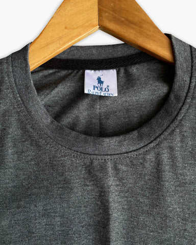 Summer-Ready Style: Breathable Polo Tracksuit in Charcoal Grey