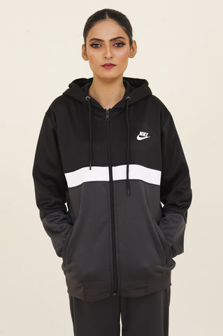 NK-Hoodie Warm-UP Grey Tracksuit