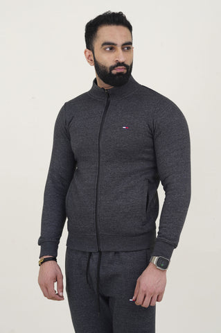 Tomy-Mockneck Warm-UP  Grey Tracksuit