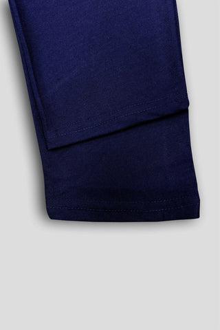 GUCCII Cotton PQ Embroidered Logo Blue-Red Tracksuit