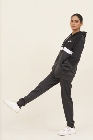 NK-Hoodie Warm-UP Grey Tracksuit