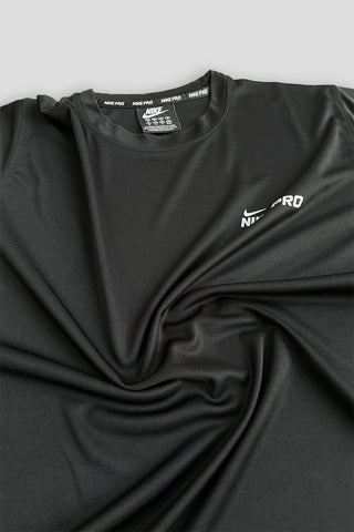 NK Pro Performance Dryfit Tee Black – Moisture-Wicking Dryfit Fabric