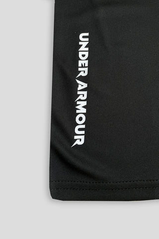 UA Performance Dryfit Tee Black – Moisture-Wicking Dryfit Fabric