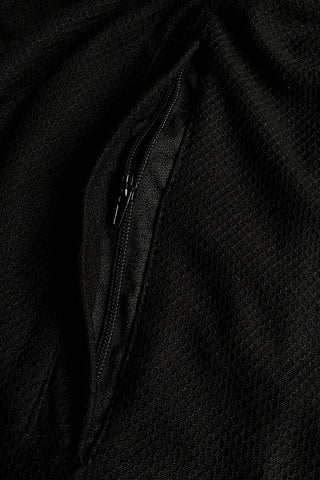 North FC Embroidered Logo Black Cotton PQ Black Short