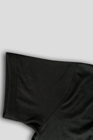 BURBARY Cotton Jersey Embroidered Logo Black Short Tracksuit