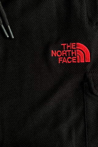 North FC Embroidered Logo Black Cotton PQ Black Short
