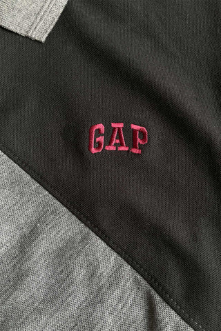 GEP PANEL Men’s Branded Cotton PQ Shirt in Maroon-Black