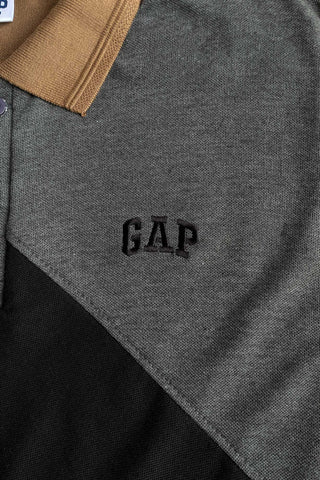 GEP PANEL Men’s Branded Cotton PQ Shirt in Skin-C Grey