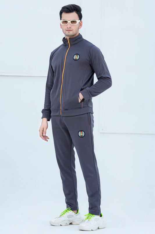 GC -Sterling Mock Neck Warm-UP Grey Tracksuit