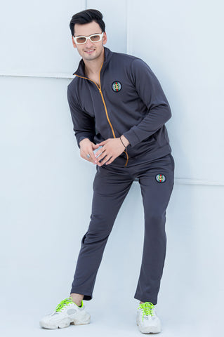 GC -Sterling Mock Neck Warm-UP Grey Tracksuit