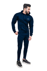 A-X Blue Hoodie Tracksuit