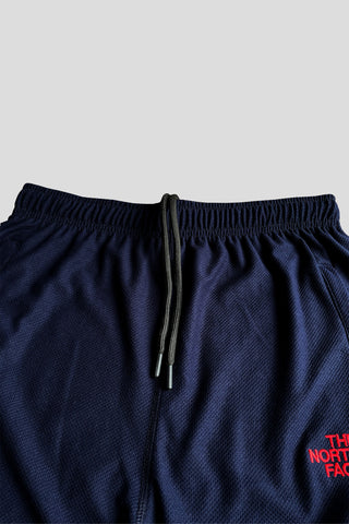 North FC Embroidered Logo Navy Blue Cotton PQ Short