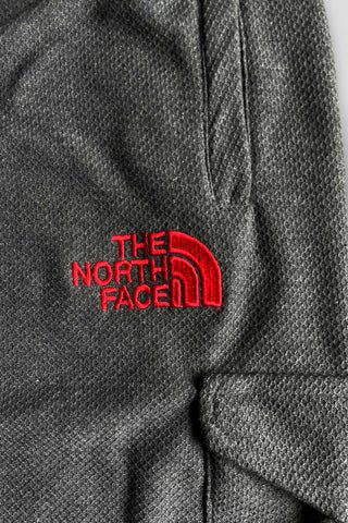 North FC Embroidered Logo Charcoal Grey Cotton PQ Black Short