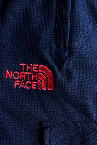 North FC Embroidered Logo Navy Blue Cotton PQ Short