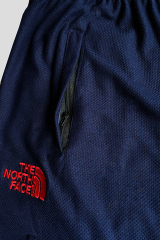 North FC Embroidered Logo Navy Blue Cotton PQ Short