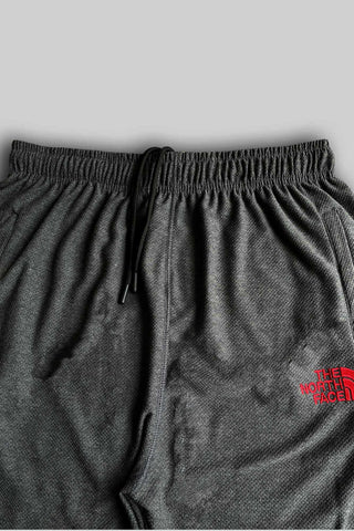 North FC Embroidered Logo Charcoal Grey Cotton PQ Black Short