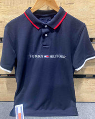 TH Imported Navy EMB Logo Polo Shirt