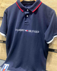 TH Imported Navy EMB Logo Polo Shirt