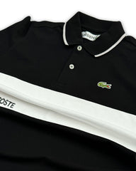 LC Imported Black-White EMB Logo Polo Shirt