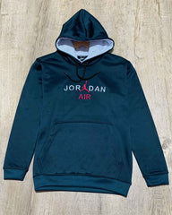 J-D Front Embroidery Logo Imported Zinc Hoodie