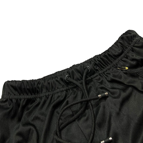 Men Dri-Fit NKE Black Reflector Logo 2-Quarter Short