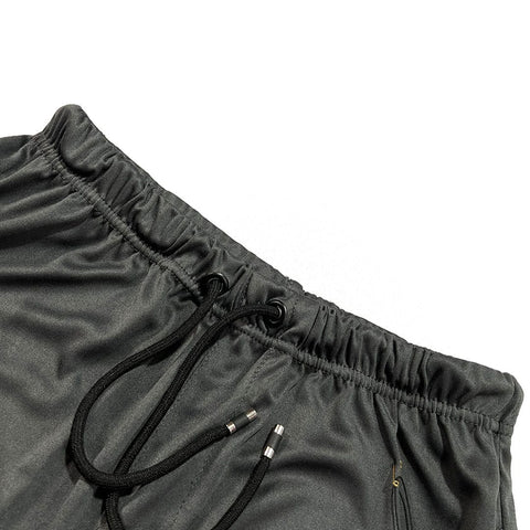 Men Dri-Fit UA Charcoal Grey Reflector Logo 2-Quarter Short