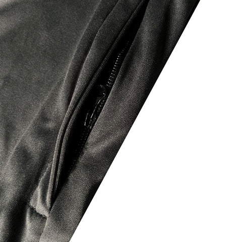 Men Dri-Fit UA Charcoal Grey Reflector Logo 2-Quarter Short