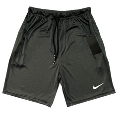 Men Dri-Fit NKE Charcoal  Grey Reflector Logo 2-Quarter Short