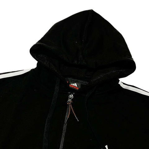 3 Side Stripes Black Hoodie
