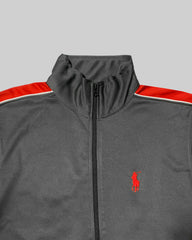 Poolo Synthetic side panel Dark Grey Tracksuit