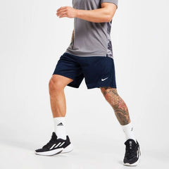 Men Dri-Fit NKE Dark Navy Reflector Logo 2-Quarter Short