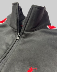 Poolo Synthetic side panel Dark Grey Tracksuit