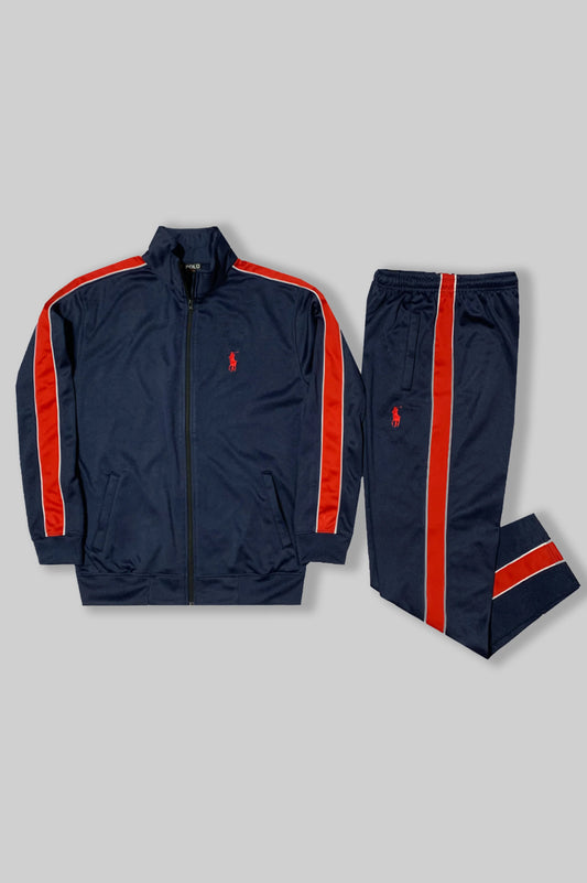 Poolo Synthetic side panel Blue Tracksuit