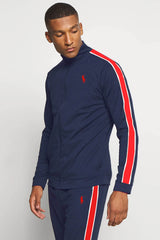 Poolo Synthetic side panel Blue Tracksuit