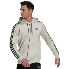 Adi-3 Side Stripes Light-Grey Hoodie